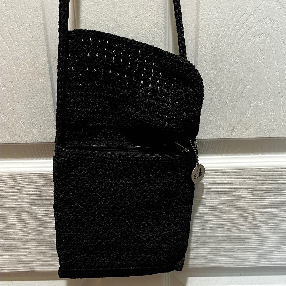 The Sak Black Textured Crossbody Bag - Picture 7 of 11